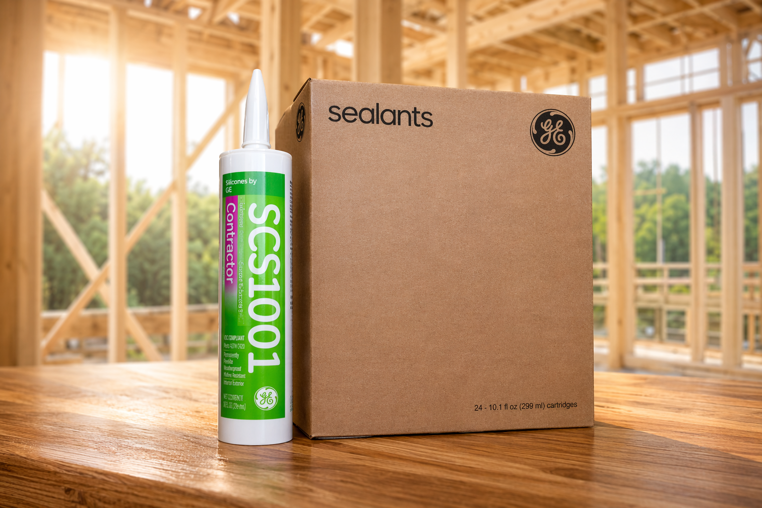 GE Momentive 1001 Clear Silicone — wholesale contractor supply