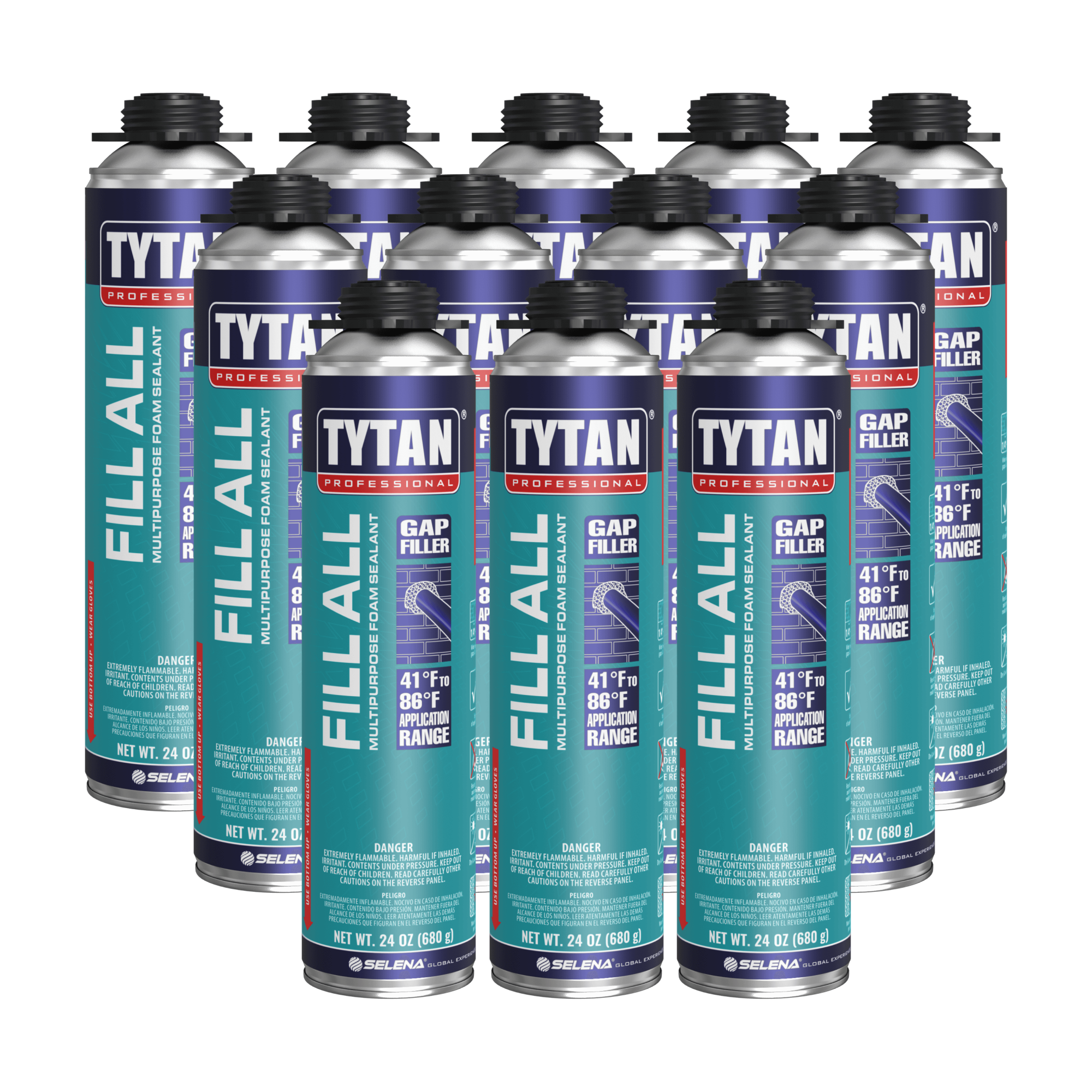 Tytan Extreme Temp Spray Foam — rated -40°F to 200°F